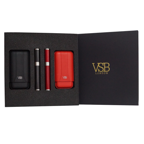 VSB London Black & Red Edition Gift Set