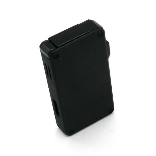 Vertigo by Lotus Drone Double Jet Flame Lighter With Punch Cutter - Black (End of Line)