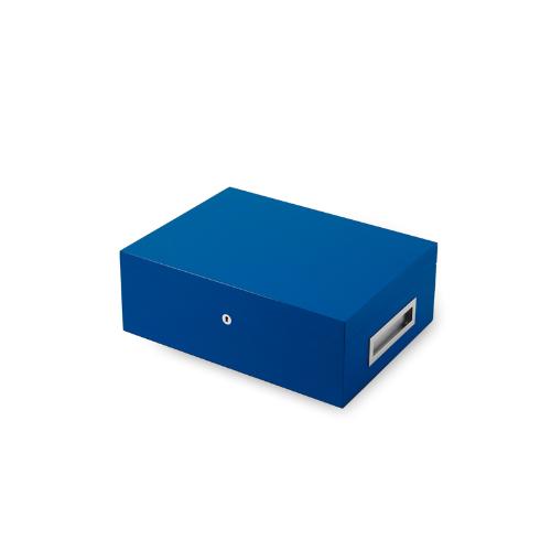 Villa Spa Cigar Humidor - up to 200 Cigar Capacity - Dark Blue