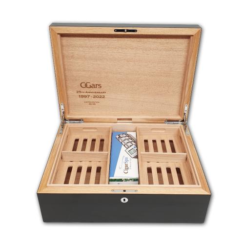 Villa Spa  - C.Gars Ltd 25th Anniversary Seleccion Orchant Humidor - 200 cigars capacity &Acirc;� Black Finish