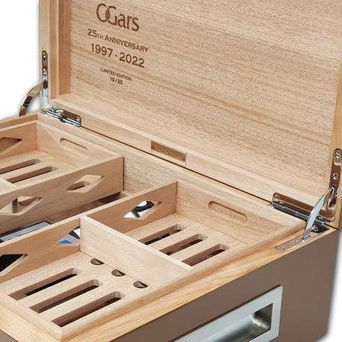 Villa Spa  - C.Gars Ltd 25th Anniversary Seleccion Orchant Humidor - 200 cigars capacity  &Acirc;� Tobacco Brown