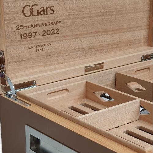 Villa Spa  - C.Gars Ltd 25th Anniversary Seleccion Orchant Humidor - 200 cigars capacity  &Acirc;� Tobacco Brown