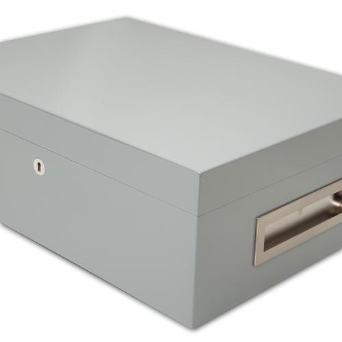 Villa Spa  - C.Gars Ltd 25th Anniversary Seleccion Orchant Humidor - 200 cigars capacity &Acirc;� Silver Grey