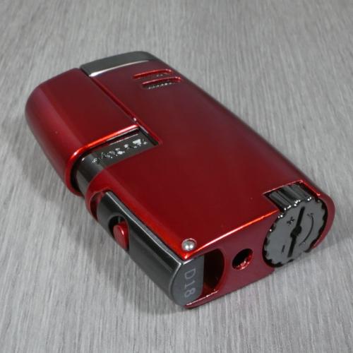 Xikar Vitara Double Jet Lighter - Red and Gunmetal (End of Line)