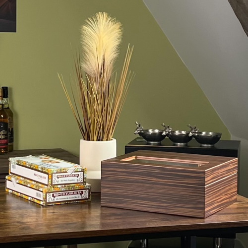 Adorini Vittoria Medium Deluxe Cigar Humidor - 75 Cigar Capacity (AD101)