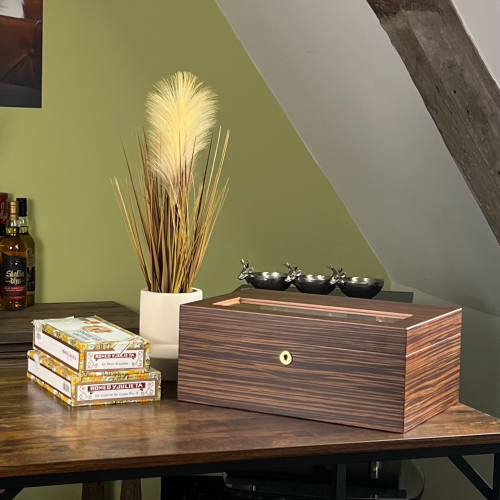 Adorini Vittoria Grande Deluxe Cigar Humidor - 100 Cigar Capacity (AD102)