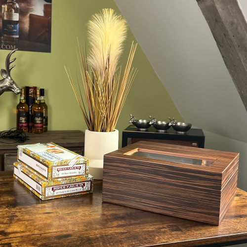 Adorini Vittoria Medium Deluxe Cigar Humidor - 75 Cigar Capacity (AD101)