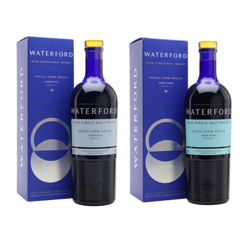 JANUARY SALE - SPECIAL OFFER BUNDLE DEAL - Waterford Lakefield 1.1 Irish Whiskey & Waterford Hook Head 1.1 Irish Whiskey