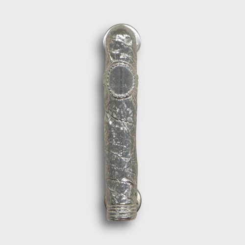 Pewter Cigar Lapel Pin with Engraveable Shield - Light