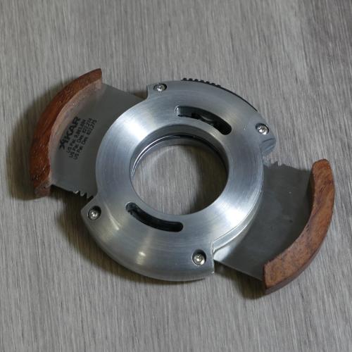 Xikar XO Double Guillotine Cigar Cutter - Redwood