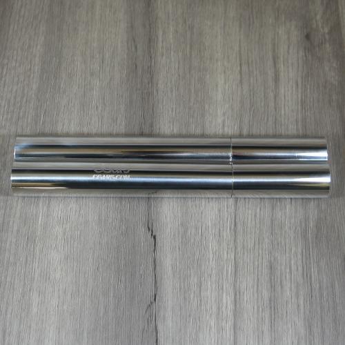 C.Gars Ltd Stainless Steel Double Cigar Tube Case