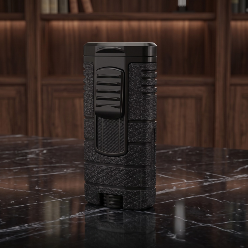 Xikar Tactical Triple Jet Flame Cigar Lighter - Black