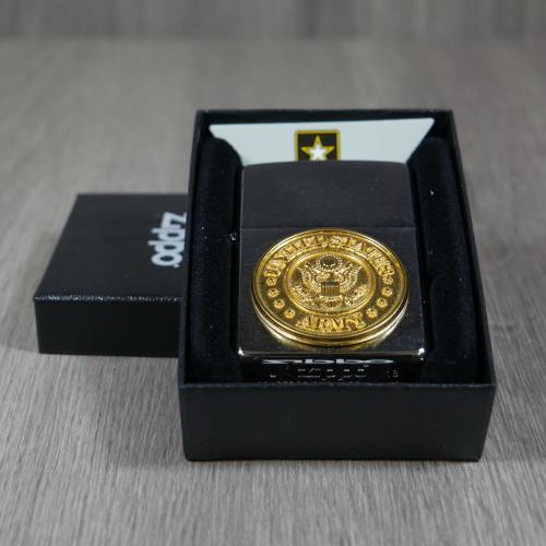 Zippo - U.S. Army Emblem Brushed Chrome - Windproof Lighter