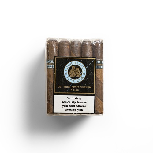 Chinchalero Torcidos Tres Petit Corona Cigar - Bundle of 25