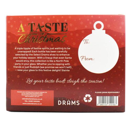 A Taste of Christmas 3x5cl Gift Pack