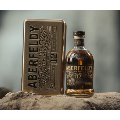 Aberfeldy 12 Year Old Limited Edition Gold Bar Tin - 40% 70cl