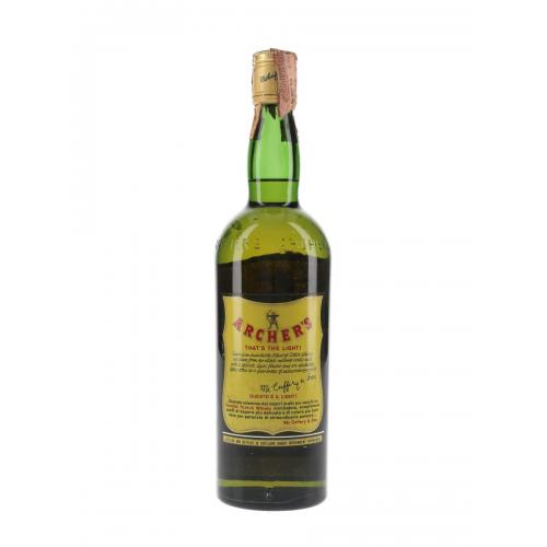 Archers Very Special Old Light 1970s Cinzano - 43% 75cl