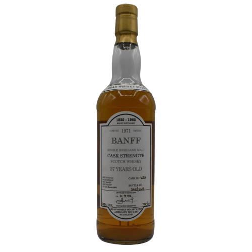 Banff 37 Year Old 1971 Dead Whisky Society - 53.3% 70cl