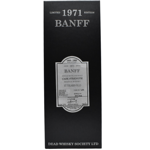 Banff 37 Year Old 1971 Dead Whisky Society - 53.3% 70cl