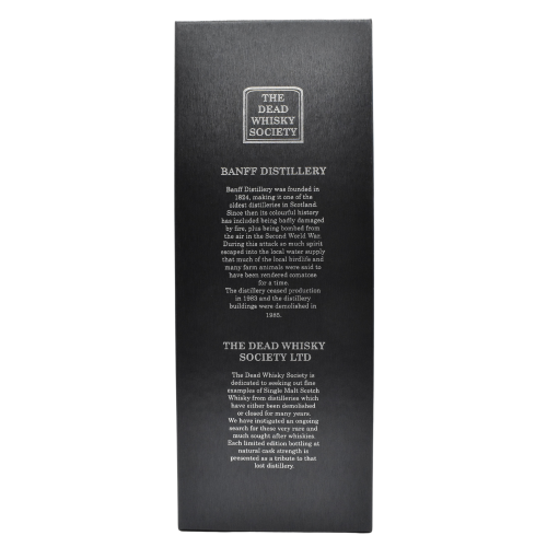 Banff 37 Year Old 1971 Dead Whisky Society - 53.3% 70cl