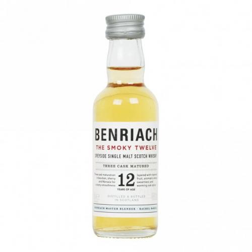 BenRiach The Smoky Twelve Whisky Miniature - 46% 5cl