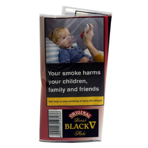 Danish Black V Flake Planta Pipe Tobacco 40g (Pouch) - End of Line