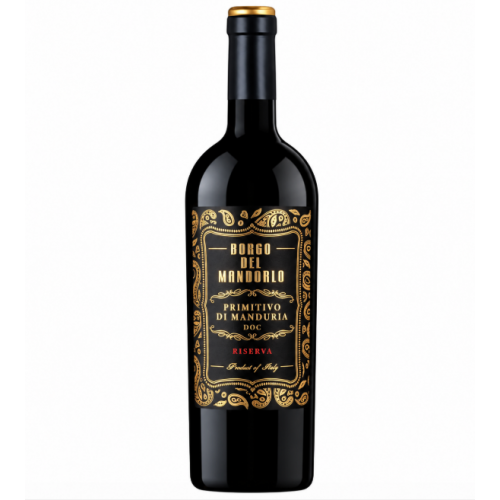 Borgo del Mandorlo Primitivo di Manduria Riserva Red Winr - 14.5% 70cl
