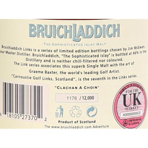 Bruichladdich 14 Year Old Carnoustie Golf Links - 46% 70cl - #1176/12000