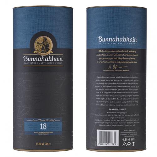 Bunnahabhain 18 Year Old - 46.3% 70cl