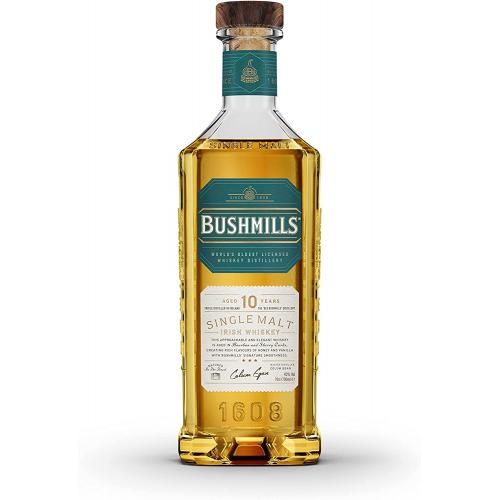 Bushmills 10 Year Old Irish Malt Whiskey - 40% 70cl