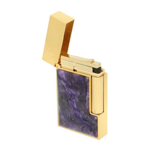 ST Dupont Lighter - Ligne 2 -  Haute Creation Stones of Fortune 2025 - Charoite