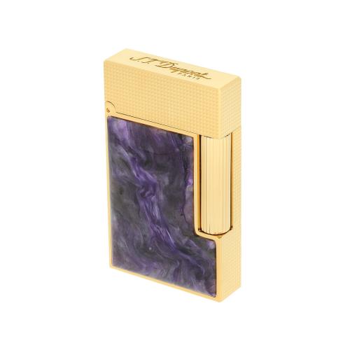 ST Dupont Lighter - Ligne 2 -  Haute Creation Stones of Fortune 2025 - Charoite