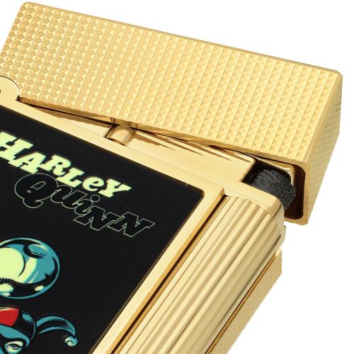 ST Dupont Lighter - Ligne 2 - DC Comics Harley Quinn - Yellow Gold