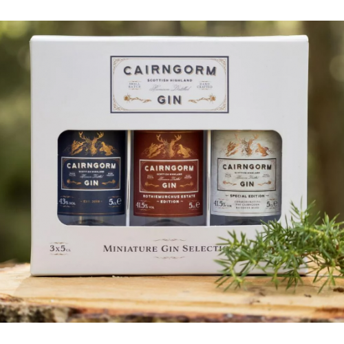 Cairngorm Gin Miniature Gin Selection 3x5cl