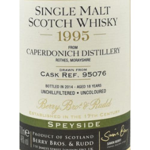 Caperdonich 18 Year Old 1995 Berry Brothers and Rudd - 46% 70cl
