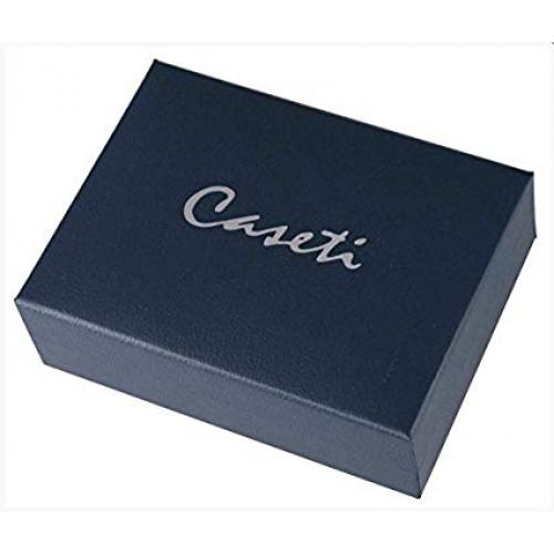 Caseti Push Button Soft Flame Lighter - Chrome Plated & Engine Turn (End of Line)