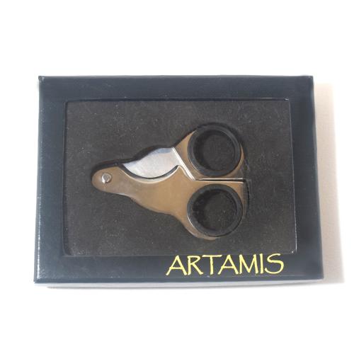 Artamis Cigar Scissor Cutter With Rubber Grips