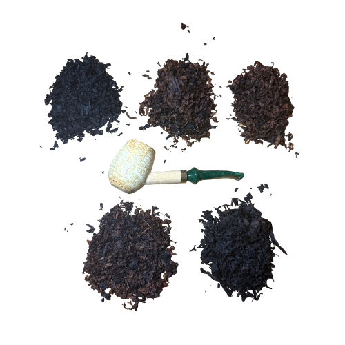 The Centuries Of Old Emerald Cob Pipe Tobacco Sampler - Pipe & 5 x 5g
