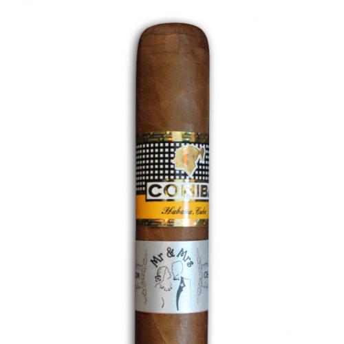 Cohiba Robustos Cigar - 1 Single (Mr & Mrs Band)