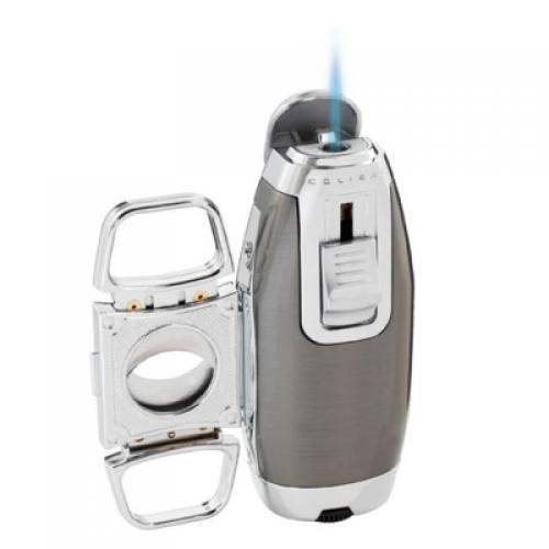 Colibri Boss II (Jet Lighter) - Black/Silver