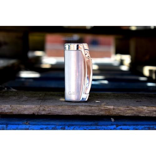 Colibri Enterprise Triple Jet Lighter - Silver (End of Line)