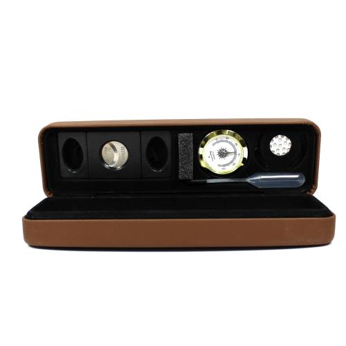 Csonka Travel Cigar Case - Transporter - Tobacco Brown