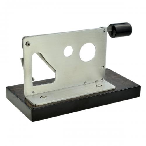 Desk Top Twin Cut Guillotine Cigar Cutter 32 and 54 Ring Gauge Desk Top Twin Cut Guillotine Cigar Cutter 32 and 54 Ring Gauge