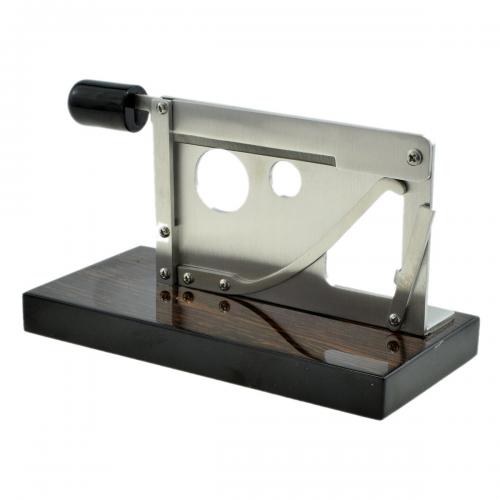 Desk Top Twin Cut Guillotine Cigar Cutter 32 and 54 Ring Gauge Desk Top Twin Cut Guillotine Cigar Cutter 32 and 54 Ring Gauge