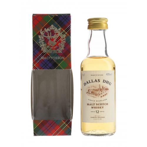 Dallas Dhu 12 Year Old 1990s Gordon & MacPhail Miniature - 40% 5cl