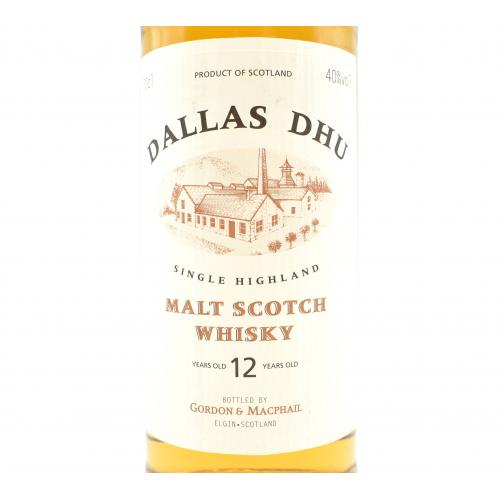 Dallas Dhu 12 Year Old 1990s Gordon & MacPhail Bottle - 40% 70cl