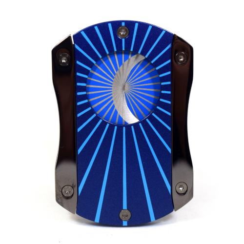 Vertigo by Lotus Deception Techni-Colour Cigar Cutter - Blue Starburst