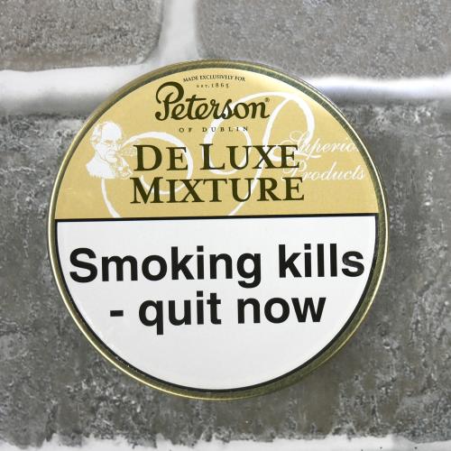 Bundle Deal - Peterson De Luxe Mixture Pipe Tobacco - 5 x 50g Tin