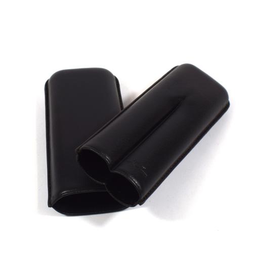 Dunhill Sidecar Cigar Case Corona Extra - Black - Fits 2 Cigars
