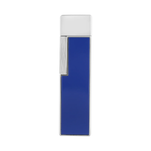 JANUARY SALE - ST Dupont Lighter - Twiggy - Chrome & Blue